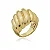 Anel Twist Ouro - Imagem 1