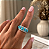 Anel Moissanite Turquesa - Imagem 2