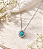 Colar Moissanite Oval Turquesa - Imagem 3
