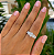 Anel Moissanite Oval - Imagem 2
