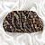 Bolsa Clutch Animal Print com Strass com Alça Removível para Festa - Imagem 1