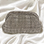 Bolsa Clutch Prata com Strass e Alça Removível para Festa - Imagem 1