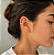 Piercing de Encaixe Dourado com Zircônias e Banhado á Ouro 26K09050 - Imagem 2