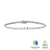Pulseira Moissanite Riviera Degradê Prata 925 Elaine Palma - Imagem 1