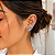 Brinco Ear Cuff Azul com Cristais e Zircônias Elaine Palma - Imagem 2