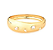 Bracelete com Cristais Ovais Banho de Ouro Semijoia - Imagem 1