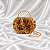 Bolsa Clutch com Pétalas Bronze para Festa - Imagem 1