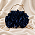 Bolsa Clutch com Pétalas Azul Marinho para Festa - Imagem 3