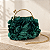 Bolsa Clutch com Pétalas Verde para Festa - Imagem 3