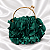 Bolsa Clutch com Pétalas Verde para Festa - Imagem 1