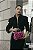 Bolsa Clutch com Pétalas Fúcsia para Festa - Imagem 2