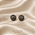 Brinco Esfera com Cristais Ouro Vintage Semijoia Nino Bran - Imagem 1