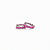 Brinco Argola com Cristais Rosa Pink em Ródio Semijoia - Imagem 4