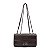 Bolsa Isla Anne Pequena Couro Croco Café - Imagem 3