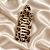 Presilha Banana Bianca Acrílico Animal Print 60 008 - Imagem 1