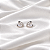 Piercing de Encaixe Dois Aros Com Gotas Ródio Semijoias 26K07044 - Imagem 1
