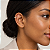 Piercing de Encaixe com Zirconias Ouro Semijoia 25A03001 - Imagem 2