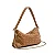 Bolsa Isla Ísis Woven Shoulder Couro Tressê Pequene Amendôa - Imagem 3