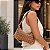 Bolsa Isla Ísis Woven Shoulder Couro Tressê Pequene Amendôa - Imagem 2
