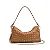 Bolsa Isla Ísis Woven Shoulder Couro Tressê Pequene Amendôa - Imagem 1