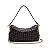 Bolsa Isla Ísis Woven Shoulder Couro Tressê Pequene Preta - Imagem 1