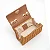 Bolsa Isla mini Selene Rattan E Couro Argila Mel - Imagem 6