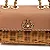 Bolsa Isla mini Selene Rattan E Couro Argila Mel - Imagem 4