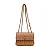 Bolsa Isla mini Selene Rattan E Couro Argila Mel - Imagem 7
