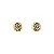 Brinco Morena Canela Ponto de Luz m Cristal Black Diamond ouro semijoia - Imagem 1