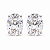Brinco Argolinha Oval Zircônia Ródio Semijoia 16k04002 - Imagem 5