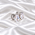 Brinco Argolinha Oval Zircônia Ródio Semijoia 16k04002 - Imagem 3