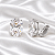 Brinco Argolinha Oval Zircônia Ródio Semijoia 16k04002 - Imagem 4