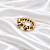 Anel Morena Canela Black Diamond Ouro Vintage Semijoia - Imagem 1