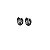 Brinco argolinha segundo furo ródio negro 19A10033 - Imagem 3