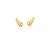 Tarraxa para brinco ear cuff ouro  par semijoia - Imagem 1