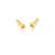 Tarraxa para brinco ear cuff ouro  par semijoia - Imagem 2