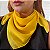 Lenço Quadrado liso amarelo vivo LEN-035 - Imagem 2