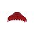 Piranha de cabelo francesa Finestra vermelho strass F22872VMO/2S - Imagem 3