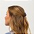Piranha de cabelo francesa Finestra marrom dourado F22938BD - Imagem 2