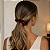 Presilha oval francesa Finestra marrom strass F2819/20s - Imagem 2