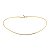 Colar aro fino choker liso ouro semijoia - Imagem 1