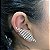 Brinco ear cuff Leticia Sarabia cristal prata - Imagem 4