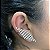 Brinco ear cuff Leticia Sarabia cristal prata - Imagem 3