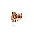 Piranha de cabelo francesa Finestra animal print N313TK - Imagem 3