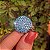 Anel Leticia Sarabia cristal redondo azul claro light sapphire - Imagem 5