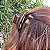 Piranha de cabelo grande Bianca marrom 05 003 - Imagem 6