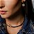 Colar aro choker liso ouro semijoia - Imagem 5