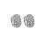 Brinco argola g ródio zircônia prata metalizada semijoia 16k02008 - Imagem 2