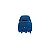 Piranha de cabelo francesa Finestra azul strass N748/2sgb - Imagem 2