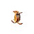 Piranha de cabelo curvada francesa Finestra animal print N342CL - Imagem 1